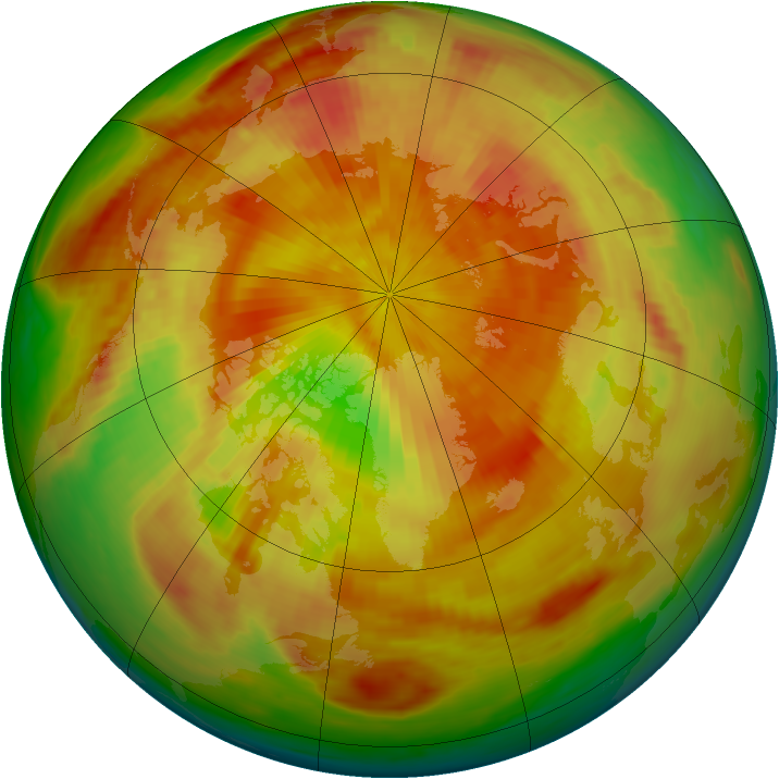 Arctic ozone map for 06 May 1980